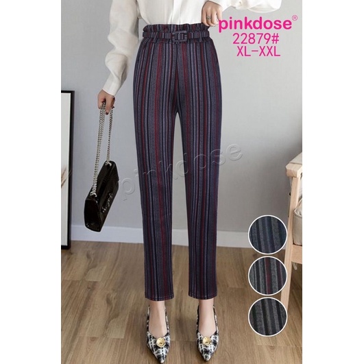 CELANA WANITA CELANA KERJA CELANA SANTAI IMPORT BAHAN SUEDE PINKDOSE