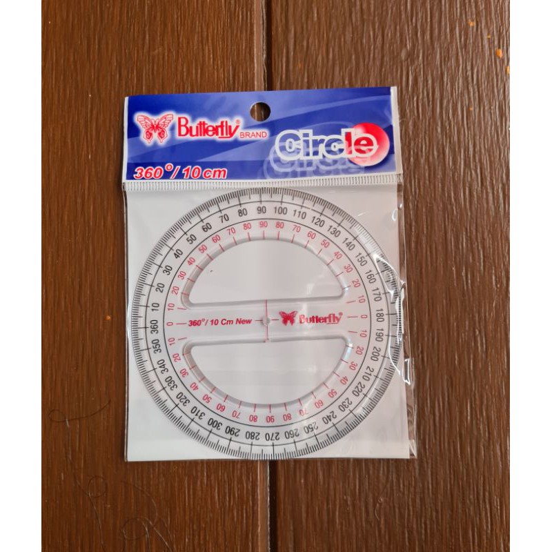 

Penggaris busur 360⁰ butterfly uk 10cm