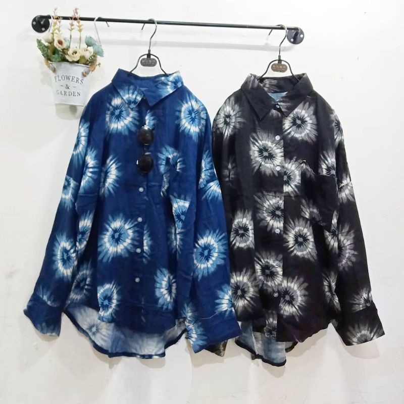 Sunflower Shibori Top