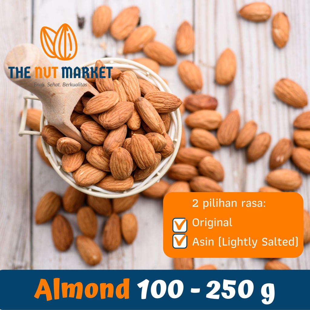 

Almond Ori Panggang 100 - 250 g Roasted Ori / Asin