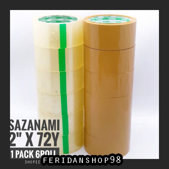 

BT69 LAKBAN BENING 2" BEST 45MM 72 YARD SAZANAMI OPP TAPE LAKBAN COKLAT - BENING BY FERIDANSHOP98