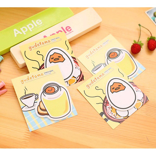 

(20 Lembar) Sticky Notes / Memo Tempel Lucu Motif Menu Sarapan Pagi
