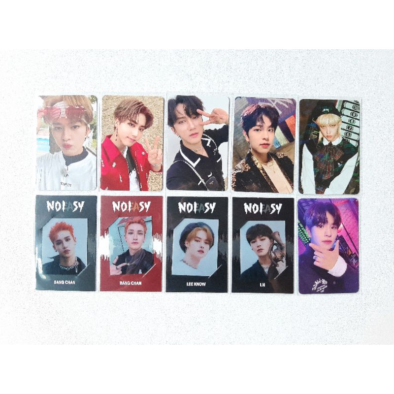 PC PHOTOCARD STRAY KIDS NOEASY & CHRISTMAS EVEL - LEE KNOW LINO HAN JISUNG CHANGBIN SEUNGMIN FELIX I