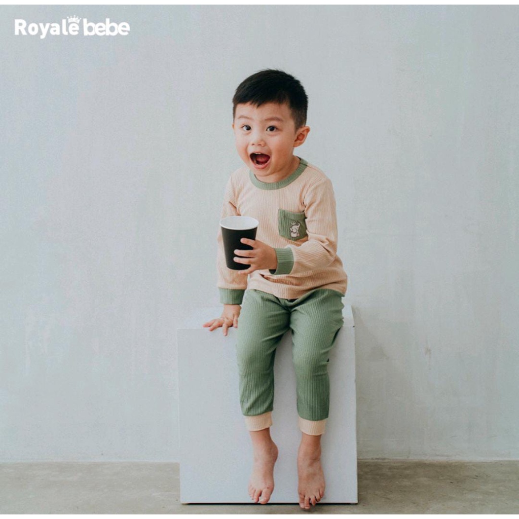 ROYALE BEBE BAILEY PANJANG / PIYAMA BAYI DAN ANAK