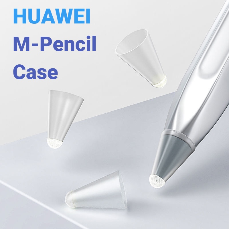 Case Pelindung Pen Stylus Huawei M-Pencil 2 Bahan Fiber Transparan Anti Slip