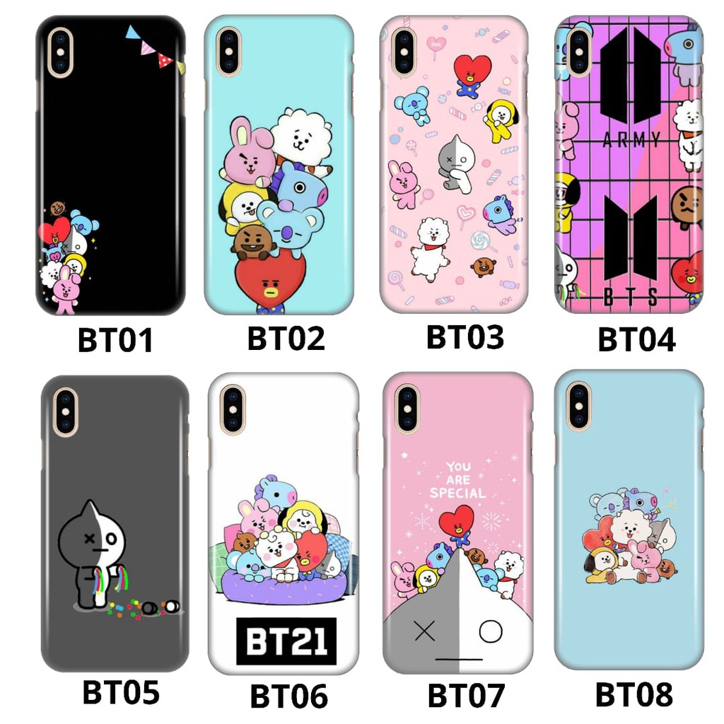 bt21 custom case redmi 9t,redmi 9a,redmi 9c,redmi 9,redmi note 9,redmi note 9 pro casing premium