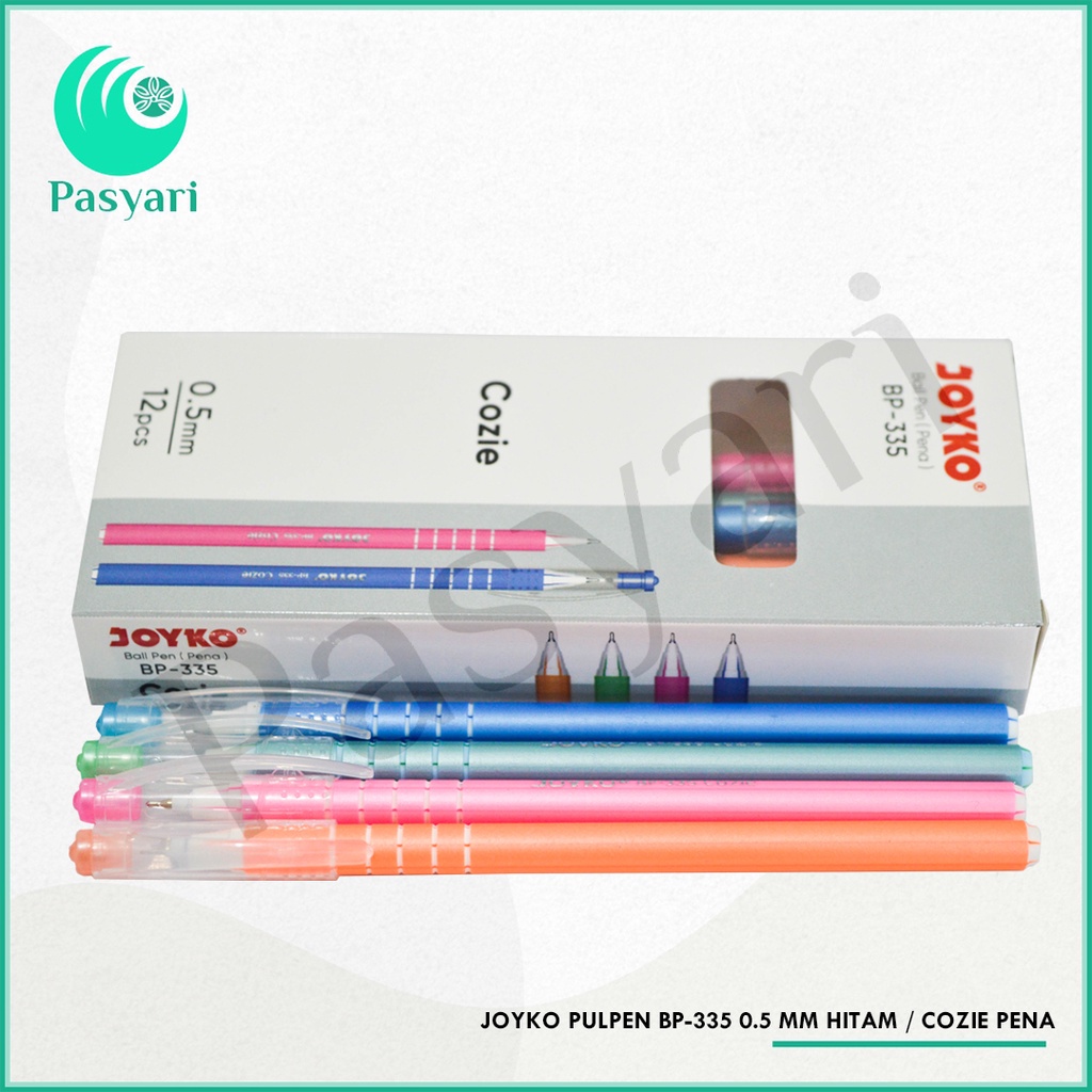 

Joyko Pulpen BP-335 0.5 mm hitam / Cozie Pena
