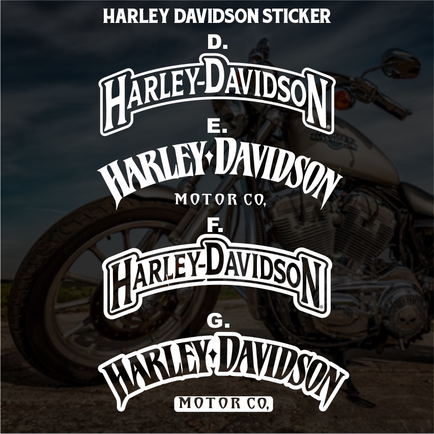 Sticker Cutting Harley Davidson