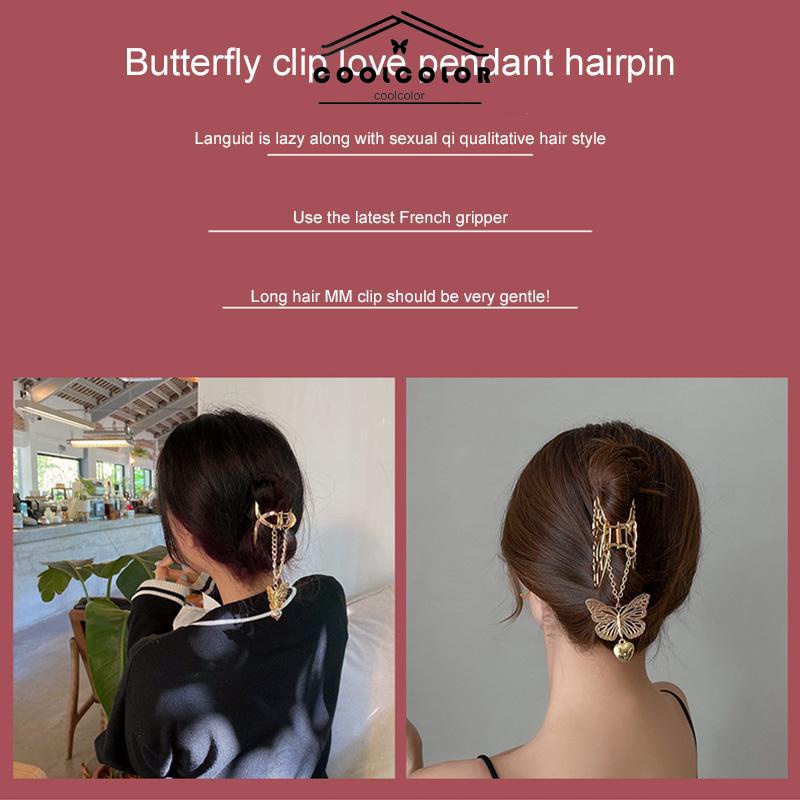 COD Klip Rambut  kupu -kupu Bunga Busur Sederhana fashion wanita korea