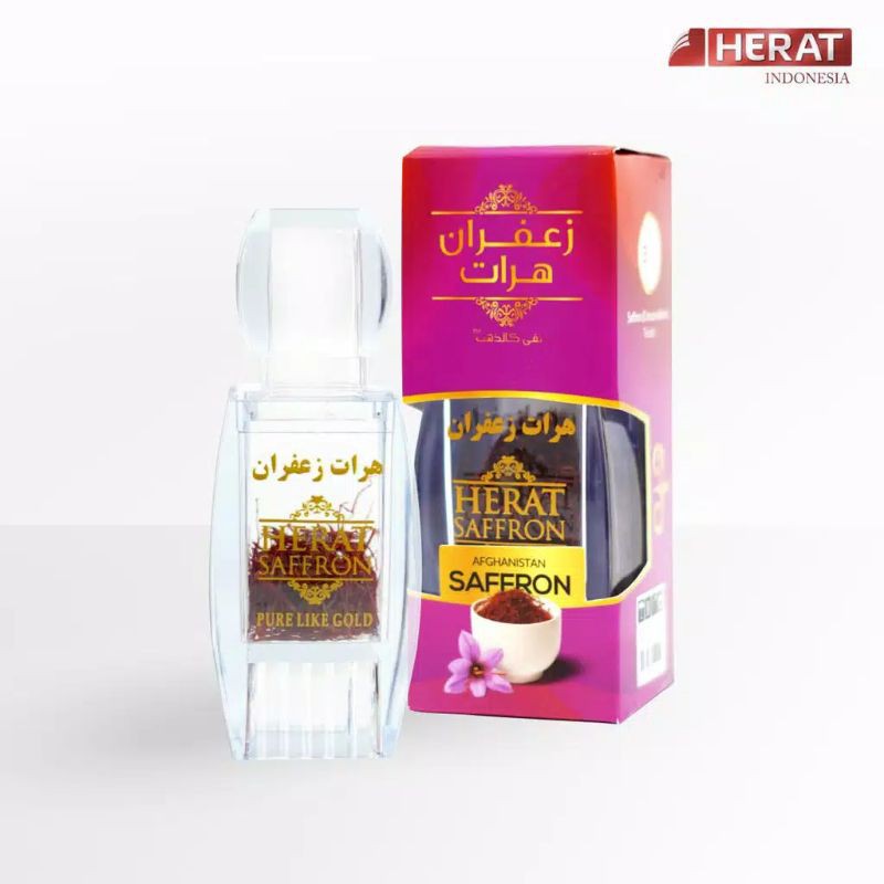 

Herat Saffron ||| Saffron Super Negin Premium Original 1 gram Free Gift Masker