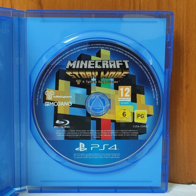 Minecraft Story Mode PS4 Kaset Mine Craft Playstation PS 4 5 Minecraf Mine Craf Maincraft CD BD Game Games Storymode Edition Maincraf Mincraft Mincraf PS4 PS5