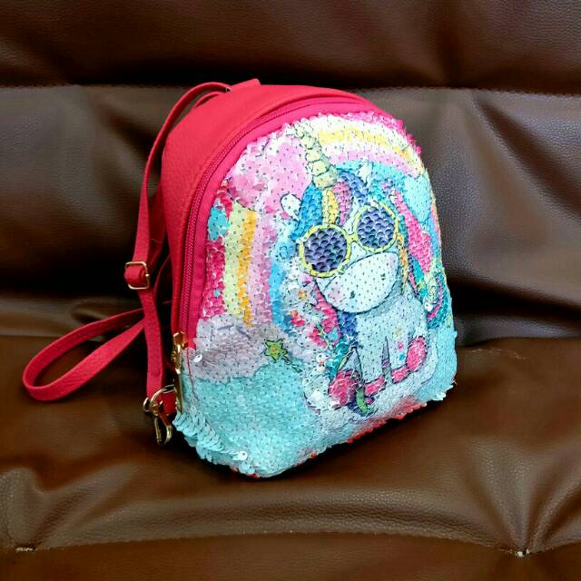 MBELLASHOP - 6609 - TAS ANAK IMPORT - TAS BATAM - TAS LOL SUPRISE UNICORN PONY