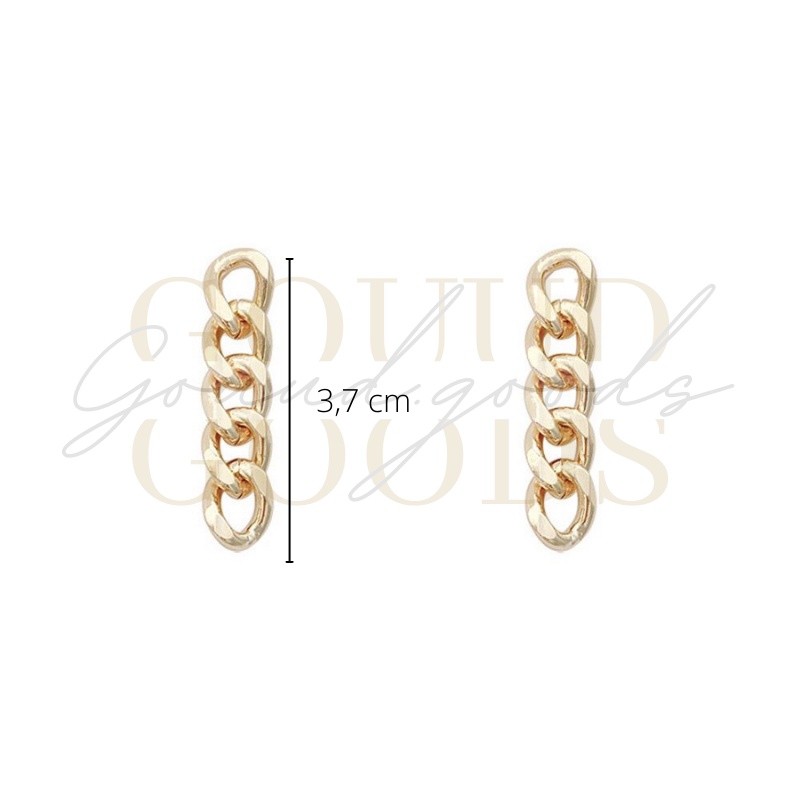 Beatrice Chain Earrings / Aksesoris Anting Wanita Anting Korea Murah / Fashion Earrings / Anting Rantai / Chain Earrings / Anting Bunga / Anting Mutiara