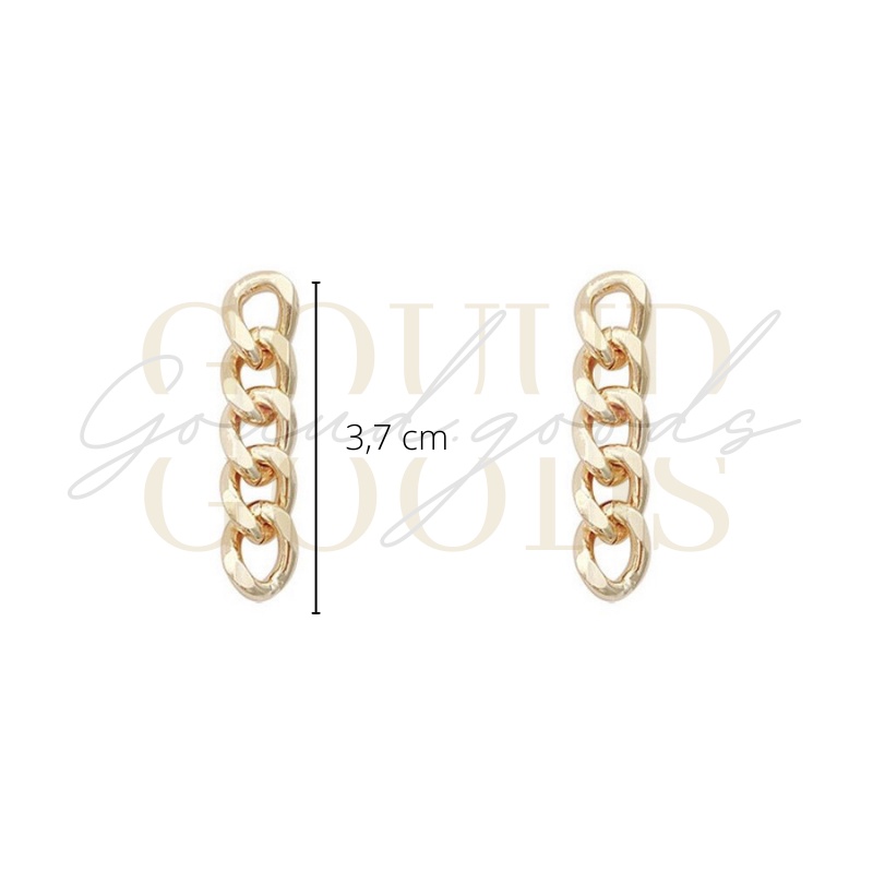 Beatrice Chain Earrings / Aksesoris Anting Wanita Anting Korea Murah / Fashion Earrings / Anting Rantai / Chain Earrings / Anting Bunga / Anting Mutiara