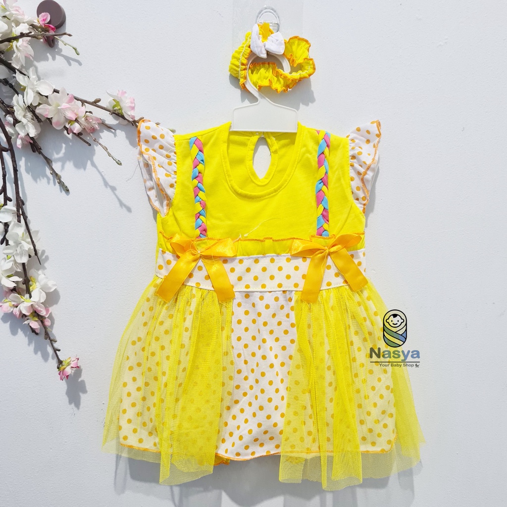 [MM-006] Setelan baju bayi 0 - 6 bulan motif bunga lucu tile