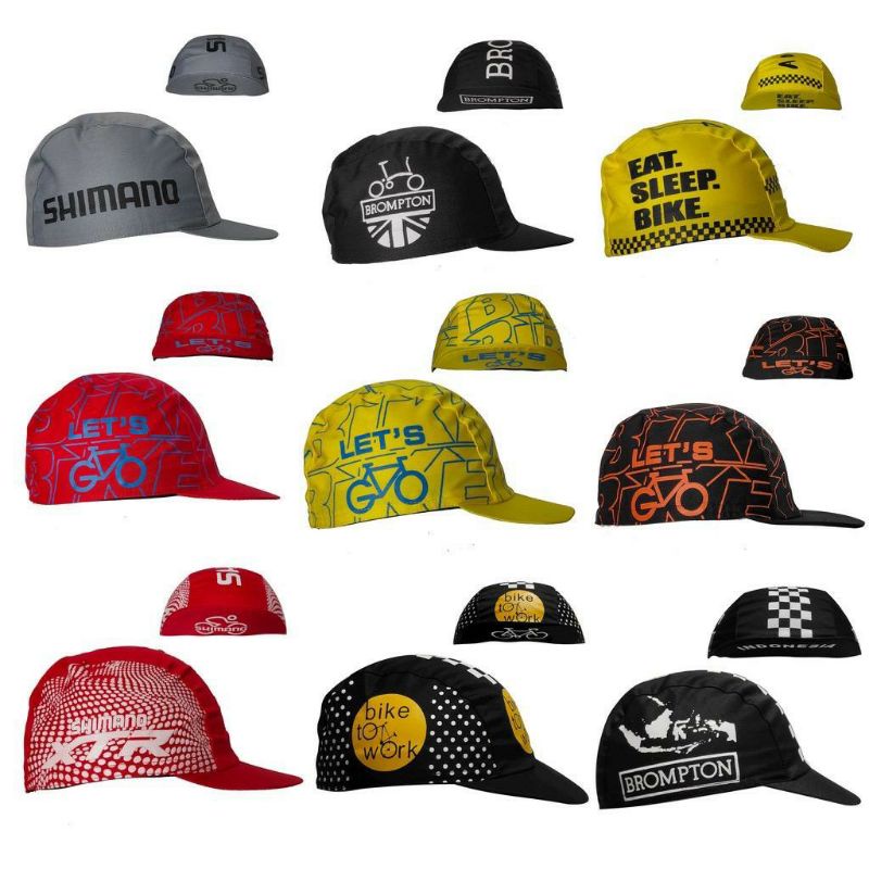 TOPI SEPEDA PRIA WANITA  PREMIUM
