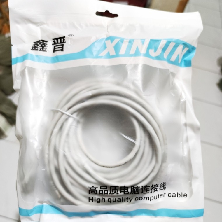 KABEL LAN 10M CAT 6 / KABEL UTP 10 METER PABRIKAN CAT 6