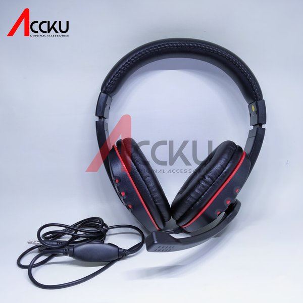 PGM-002 Headset Gaming Universal | Wired Headphone Gaming | Earphone Gaming Berkabel