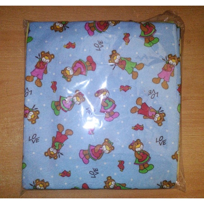 ½ LUSIN BEDONG KOTAK, Bedong Kotak / Selimut Bayi Katun Flanel 90 x 75 [550gr]