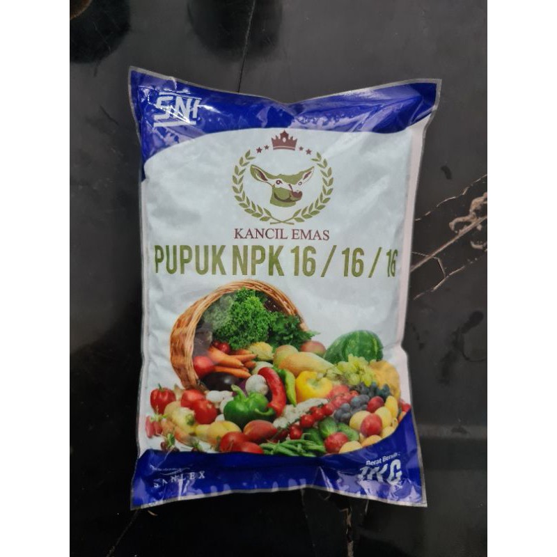 Pupuk NPK 161616 1KG Kancil Mas Impor Rusia