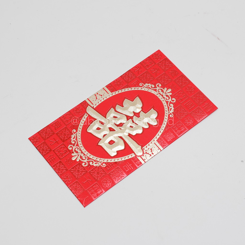 

Angpao Suangsi frame panjang isi 6 double happiness