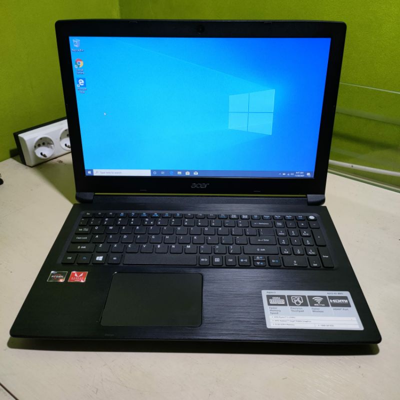 Laptop Acer Aspire 3 A315-41-r97j Ryzen 5/1TB/Win10 Black like new