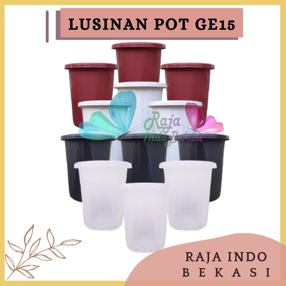 PROMO LUSINAN Pot Ge15 Golden Erna 15 Putih Hitam Transparan Bening Merah Bata pcs Pot Yogap 10 13 15 17 18 19 25 Pot Yogap Bening LUSINAN POT YOGAP MURAH