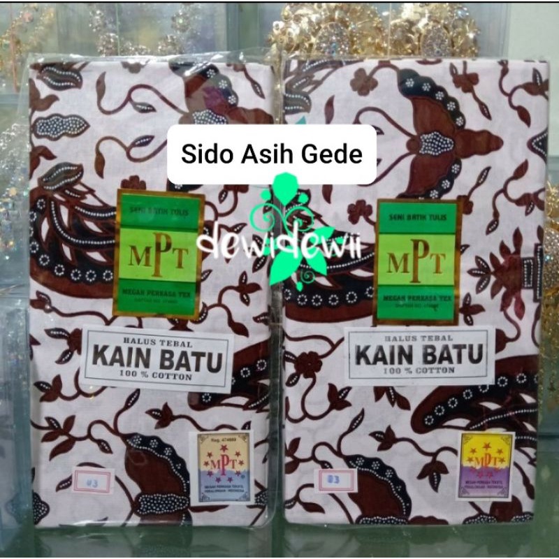 Set Jarik + Selendang (INSTAN), Motif Sogan Lengkap-(Sido Asih Gede)