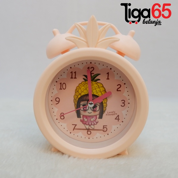 365 CLOCK #41210 Type QR Jam Meja Jam Kecil Bentuk Lucu