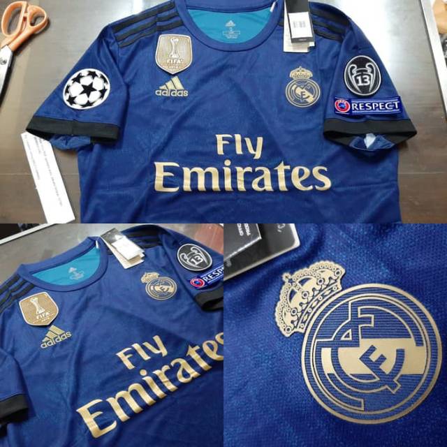 Jersey Bola Real Madrid Away 2019 HQ go