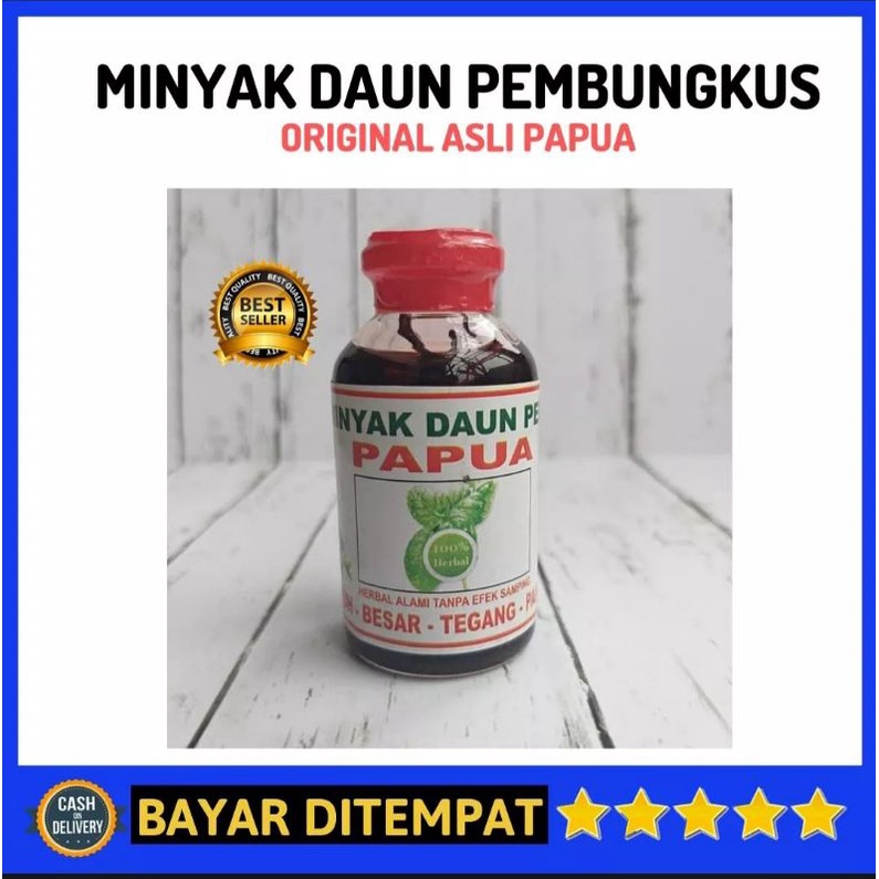 Pembesar alat  vital Obat oles Kuat asli papua daun tiga jari wamena