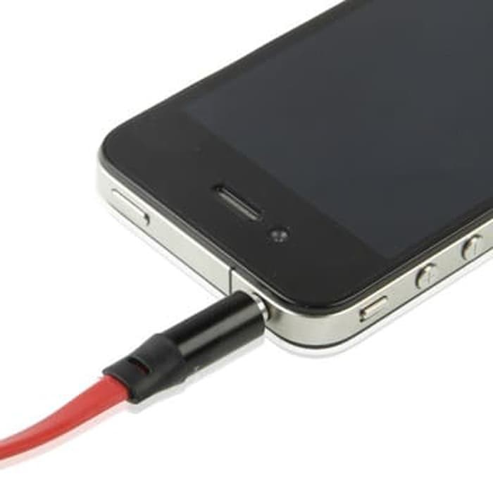 ROVTOP Kabel AUX 3.5mm HiFi Noodle Design 1m IP4G Red