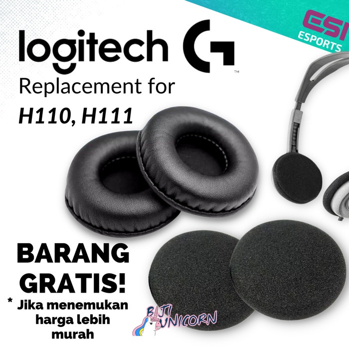 Earcup Earpad Ear Cushion Logitech H110 H111 Busa Foam Premium Edition