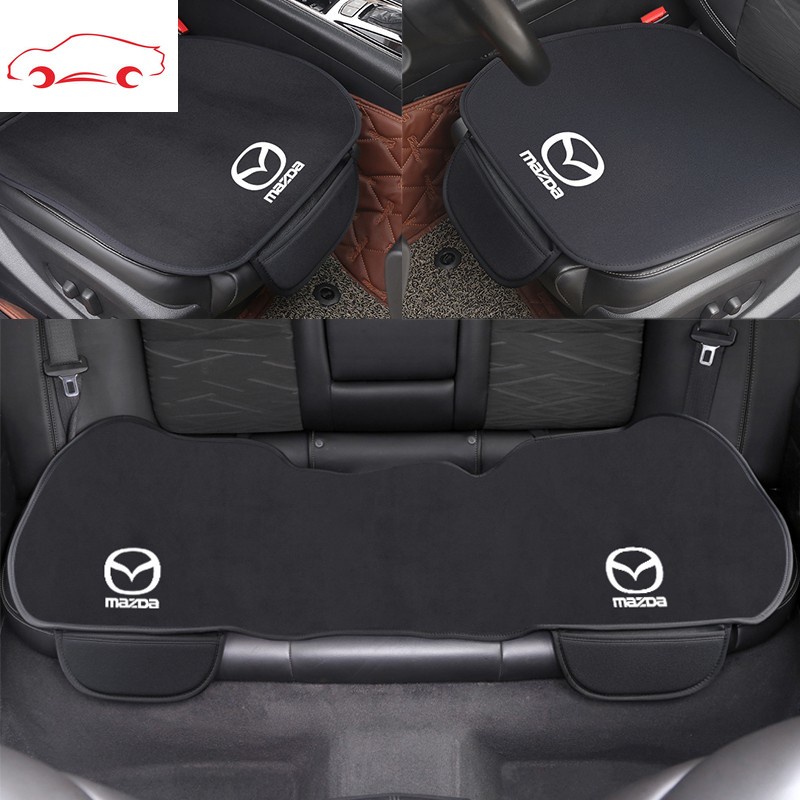 Car Seat Cushion Universal Fit Most Cars Auto Seat Cover Interior Accessories Car Seat Protector Mat For Mazda CX5 Mazda 3 2 6 5 CX3 RX8 BT50 323 CX8 CX30 RX7 626 CX7 NX5 CX9