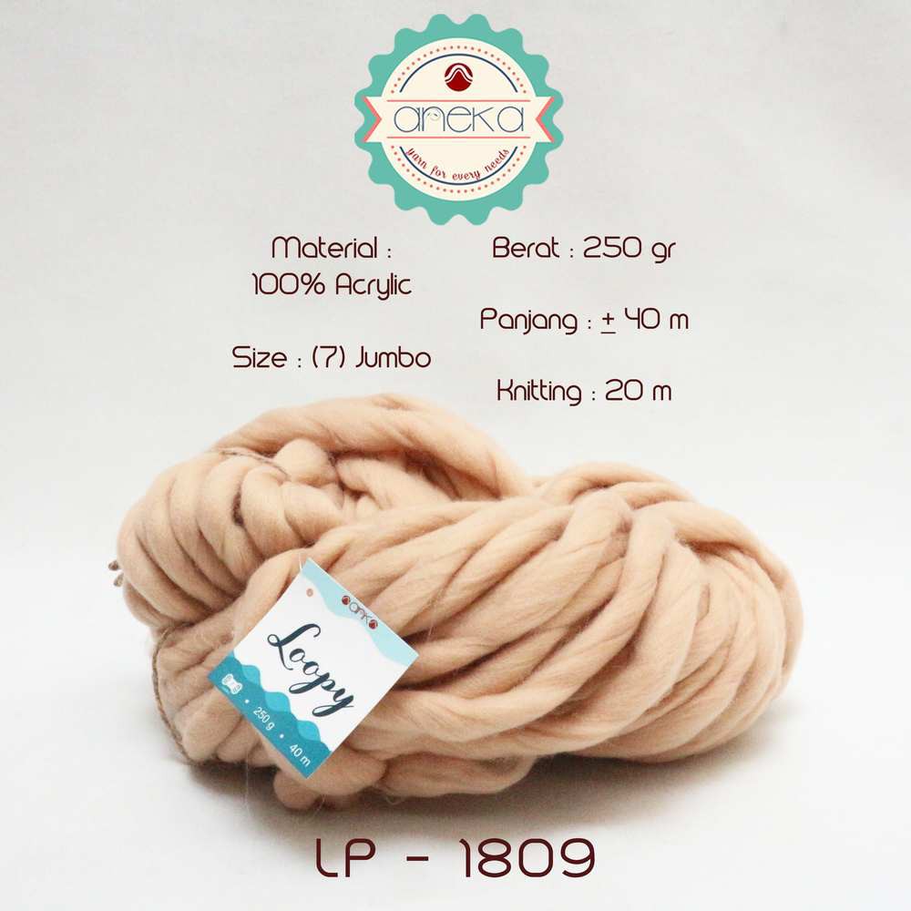 Benang Wol / Wool Ekstra Tebal - LOOPY YARN - 1809