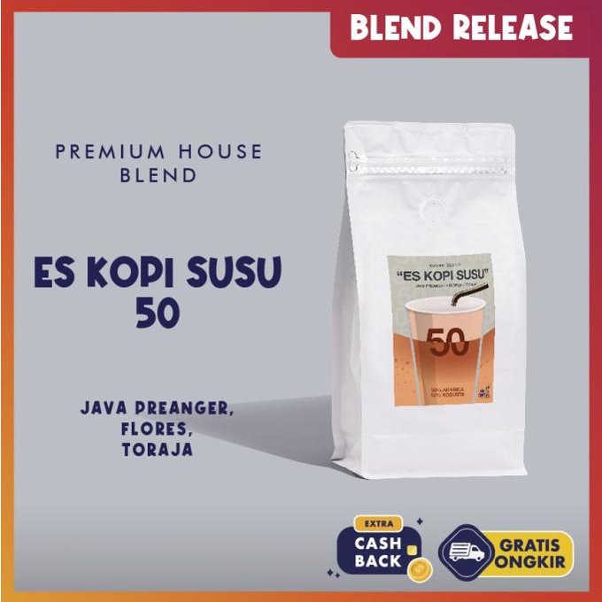

[ COD ] Kopi House Blend 500g Es Kopi Susu |Espresso Arabika robusta MroCoffee BOOM SALE Kode 786