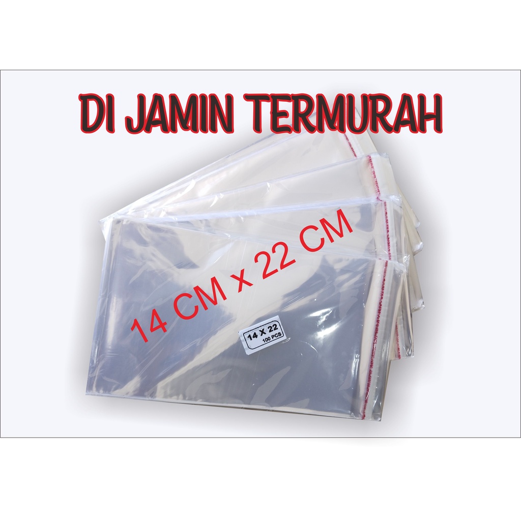 Plastik Opp, Plastik Undangan, Opp Plastik, Plastik Kaca, Plastik Opp 14 x 22, Plastik Bening, Opp U