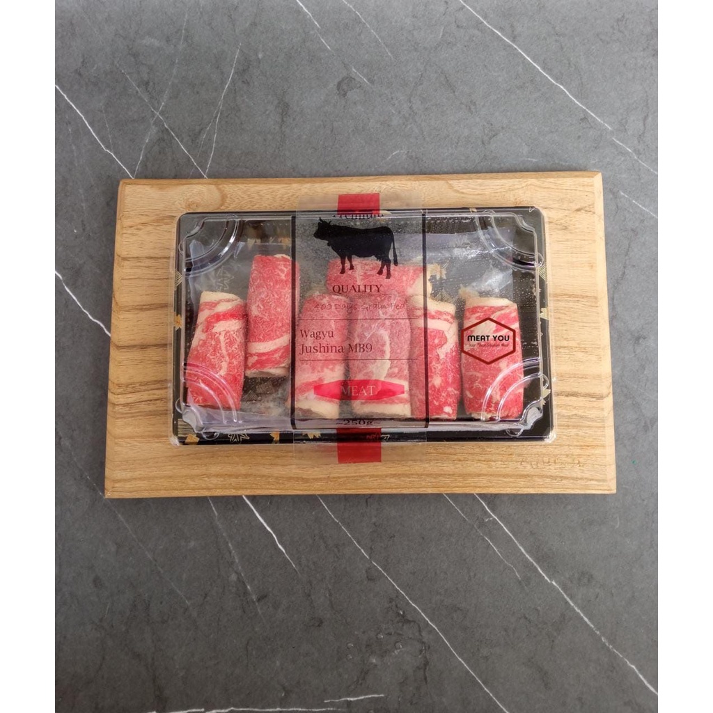 

AUS Wagyu Brisket MB9 250 gram / Jushina Wagyu 250 gram