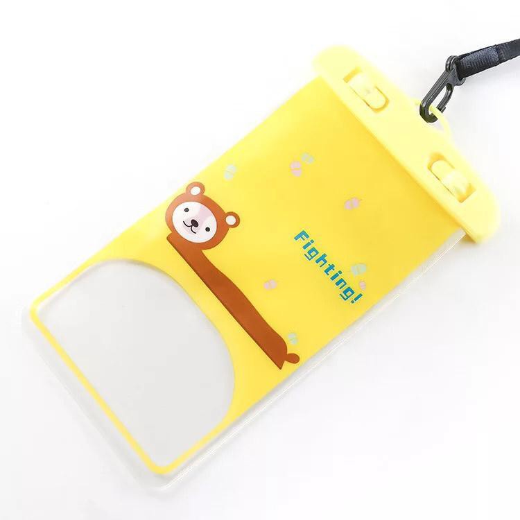 SARUNG HP ANTI AIR KARAKTER LUCU / WATERPROOF CASE HANDPHONE POUCH BAG / COVER HP ANTI AIR UNIVERSAL CASE HP ANTI AIR