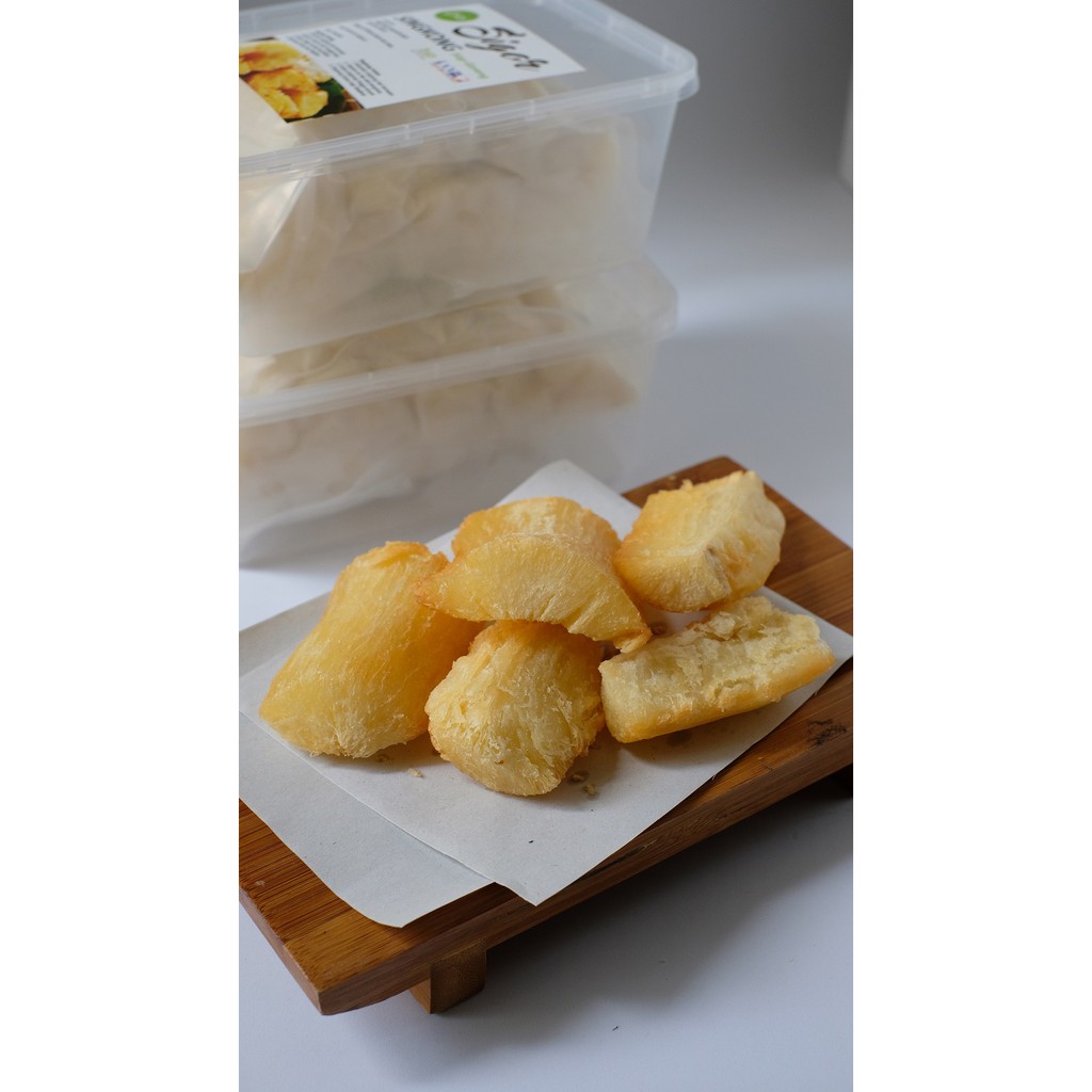 

Singkong Organik Siap Goreng Kukus Gurih Renyah