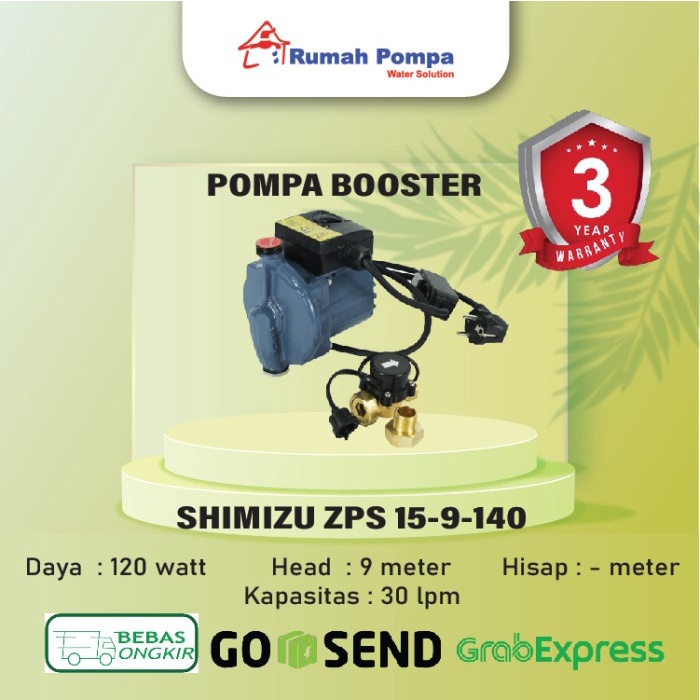 POMPA BOOSTER SHIMIZU ZPS15-9-140