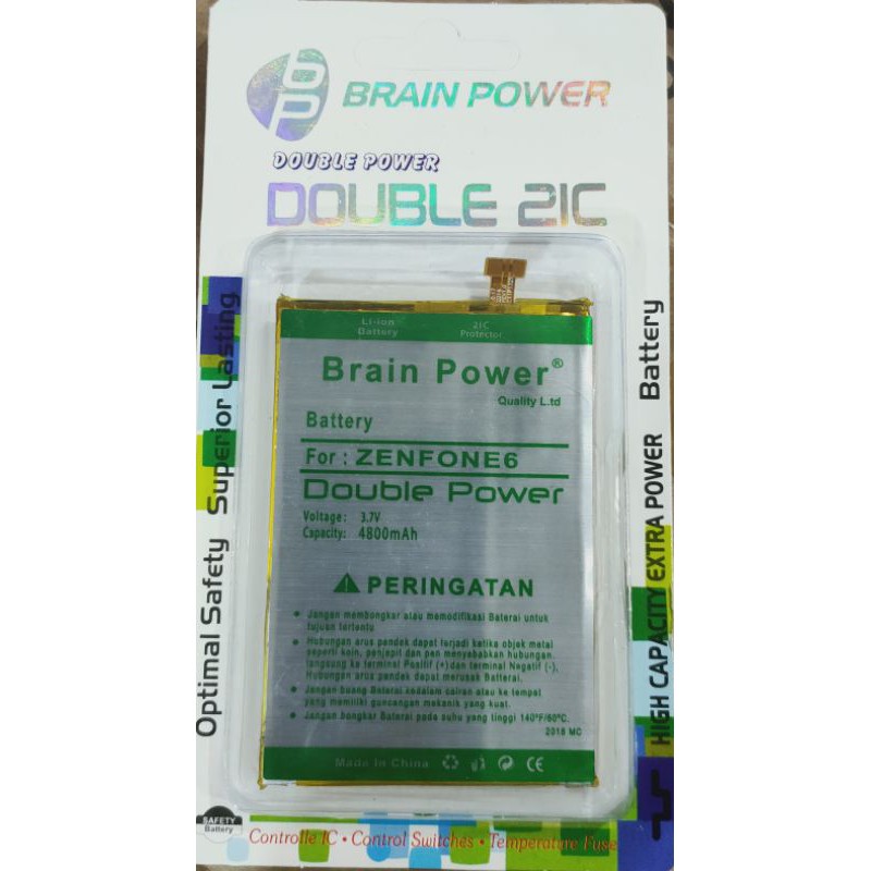 Battery batre Asus Zenfone 6 Brain power