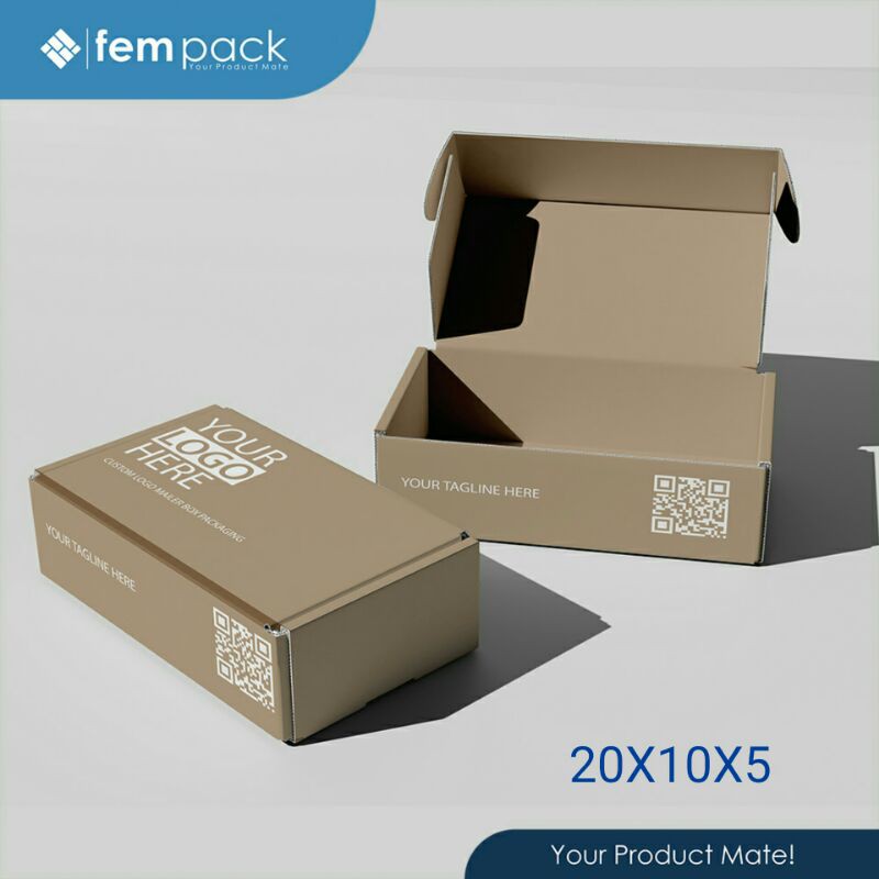 

Pre Order Mailler Box Hampers Packaging Karton Custom Logo Ukuran 20x10x5
