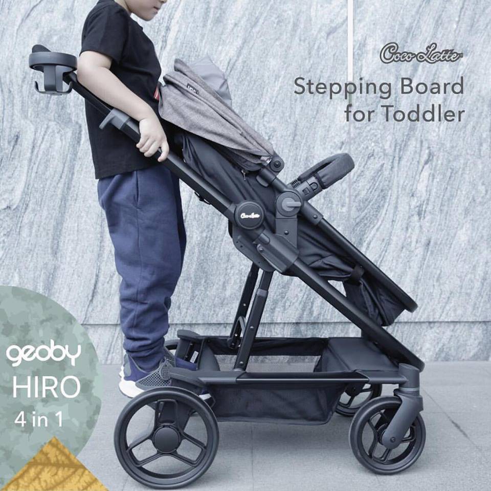 stroller hadap ibu kereta dorong bayi Cocolatte 3205G Geoby Hiro 4in1