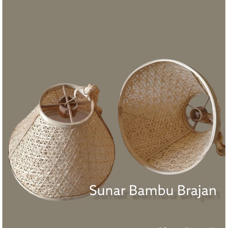 Kap Lampu Truntum kerucut | Kap Lampu Gantung | Kap Lampu Bambu | Kap Lampu Hias | Kap Lampu Unik | 