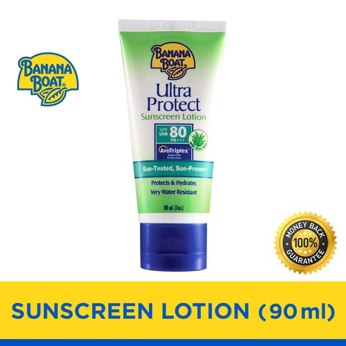 Banana Boat Ultra Protect Sunscreen Sunblock Spf 80 Pa+++ Tabir Surya