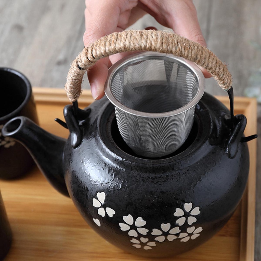 REBUY Mug Tea Infuser Diameter 5-9.5CM Stainless Steel Reusable Saringan Bumbu Herbal Dapur