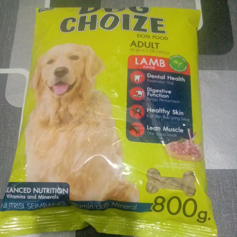 DOG CHOIZE FRESH PACK 800gram