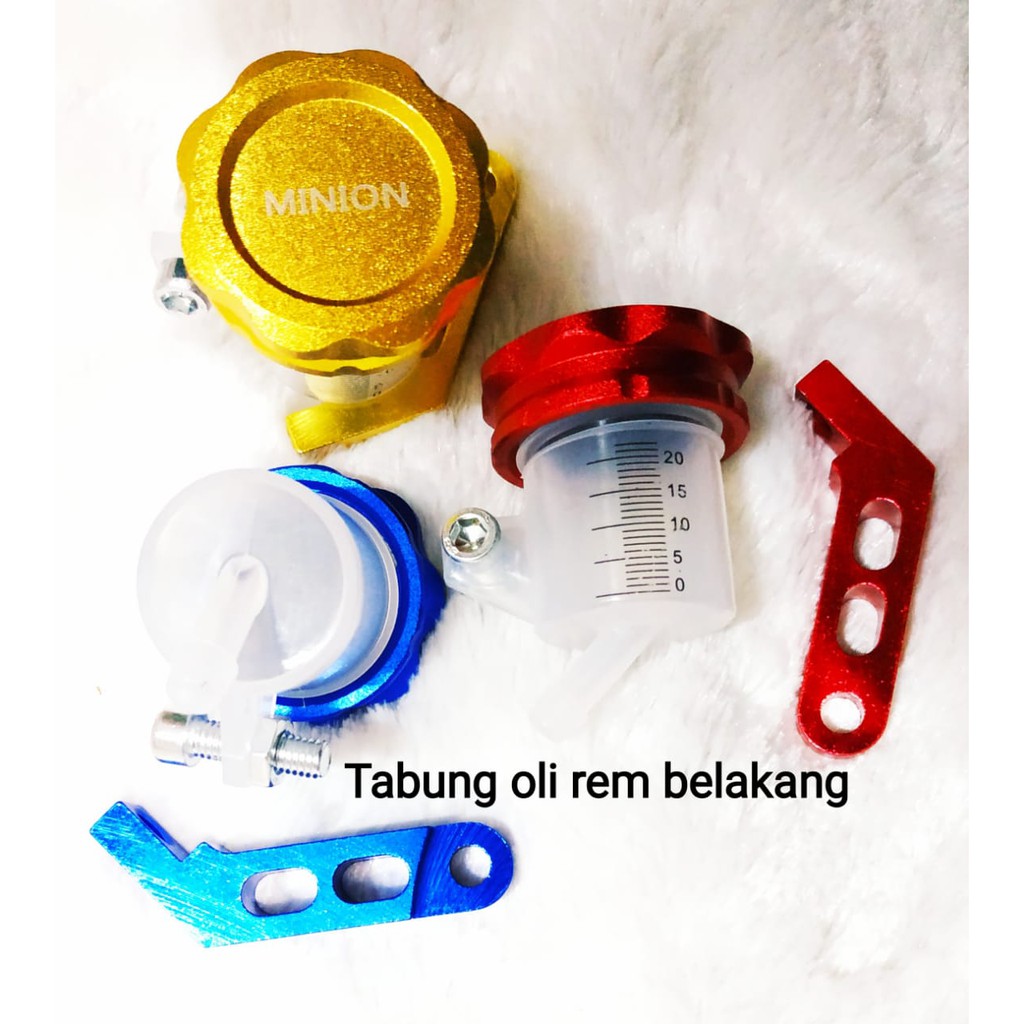 Tabung Minyak Rem Belakang Tempat Oli Rem Master Rem Tabung Oli CNC Variasi Motor Rx King Ninja R 15