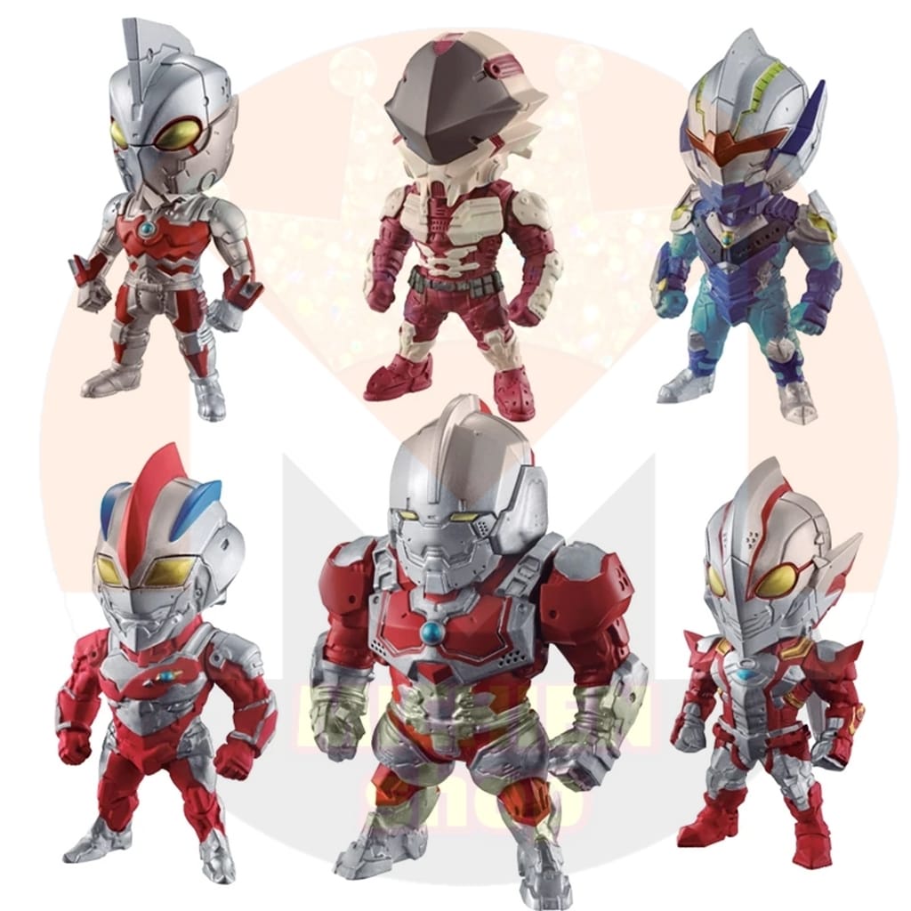 CONVERGE HEROES MINI FIGURE ULTRAMAN SET 6PCS